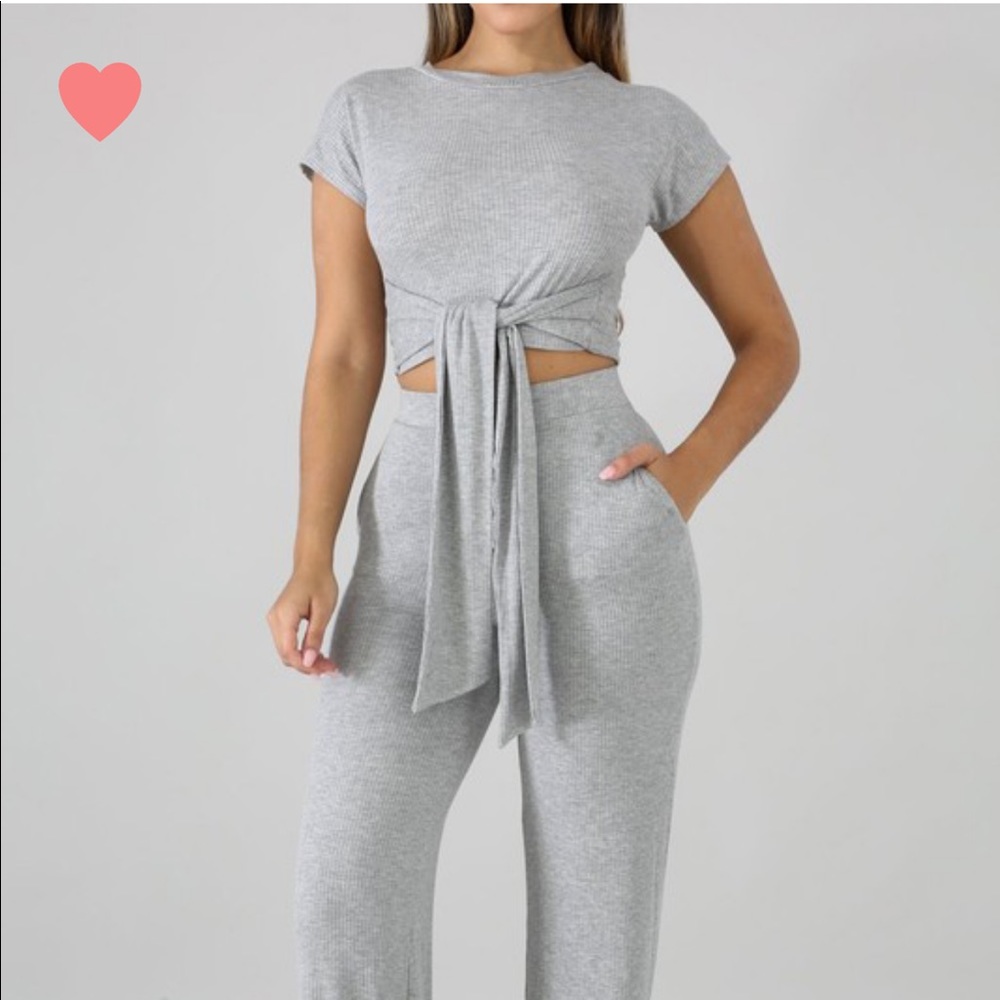 Two Piece Grey Set